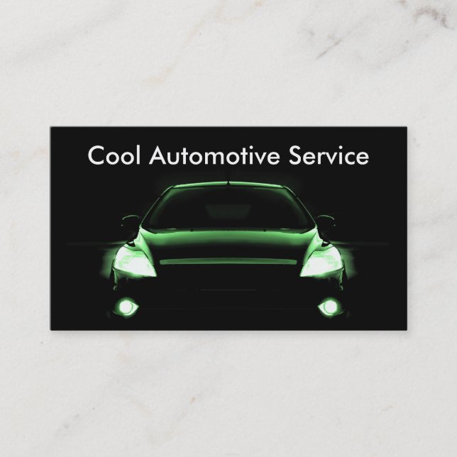 Coole Automobilgeschäfts-Karte Visitenkarte (Vorderseite)