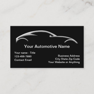 Coole Automotive Business Theme Visitenkarten Visitenkarte