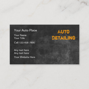Coole Automotive-Detaillierte Visitenkarten Visitenkarte