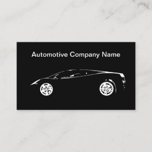 Coole Automotive Geschäft Profil Karten