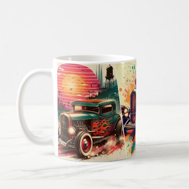 Coole Autos Kaffeetasse (Links)