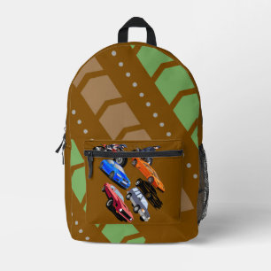Coole Autos und Motorräder Kinder Schulrucksack Bedruckter Rucksack