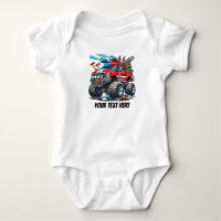 Coole Baby Boys Monster LKW individuell anpassbar