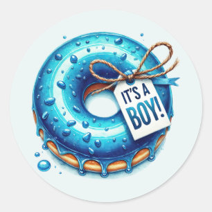 Coole Babydusche Runder Aufkleber