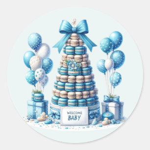 Coole Babydusche Runder Aufkleber