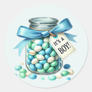 Coole Babydusche Runder Aufkleber