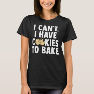Coole Backkunst für Männer Kuchen Konditorei T-Shirt