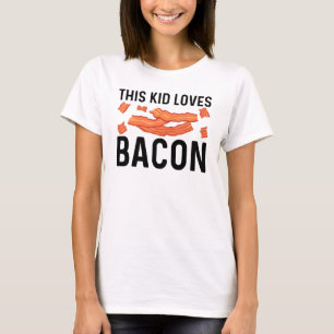 Coole Bacon Art für Kinder Jungen Schweinefleisch T-Shirt