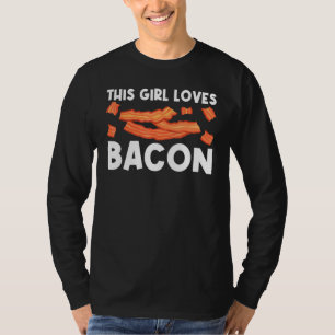 Coole Bacon Art für Mädchen Schweinefleisch Bruch T-Shirt