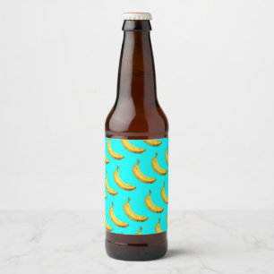 Coole Banane Bierflaschenetikett