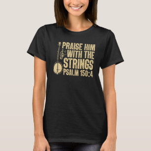 Coole Banjo Bluegrass Musik Kunst für Männer Fraue T-Shirt