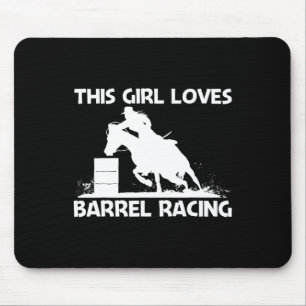 Coole Barrel Racing Art für Girls Mama Reiten Mousepad