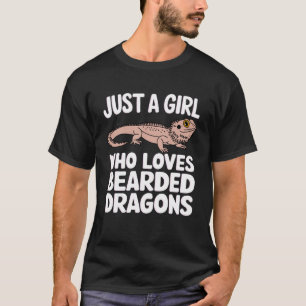 Coole Bartagamen-Kunst für Frauen Mädchen Bartagam T-Shirt