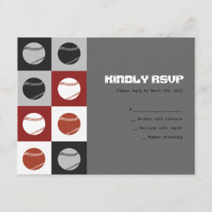 COOLE BASEBALL Bar Mitzvah Antwort UAWG Karte