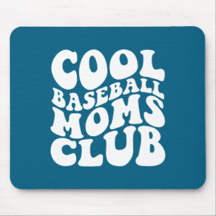 Coole Baseball-Mütter-Club Grafik Kunst Mousepad