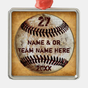 Coole Baseball-Ornamente für Baseball-Teamgeschen Ornament Aus Metall