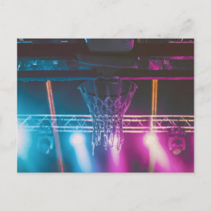 Coole Basketball-Kunstwerke Postkarte