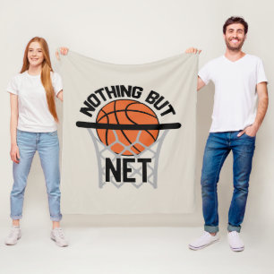 Coole Basketball-Sportliebhaber Wortkunst Fleecedecke