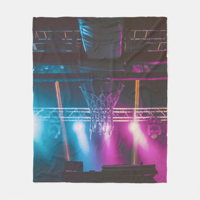 Coole Basketballarmatur Fleecedecke (Vorderseite)