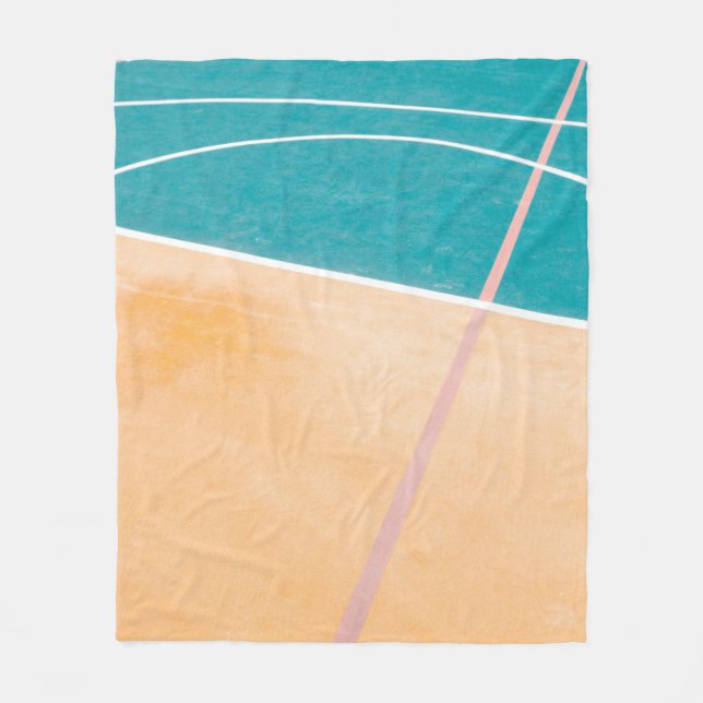 Coole Basketballarmatur Fleecedecke (Vorderseite)