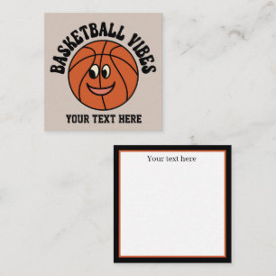 coole Basketballsportvillen fügen Text hinzu Mitteilungskarte