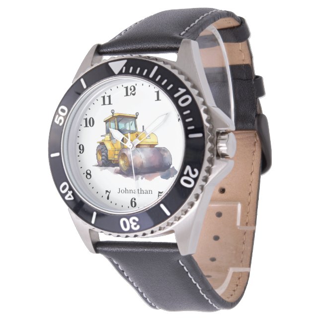Coole Bauarbeiter Armbanduhr (Schrägansicht)