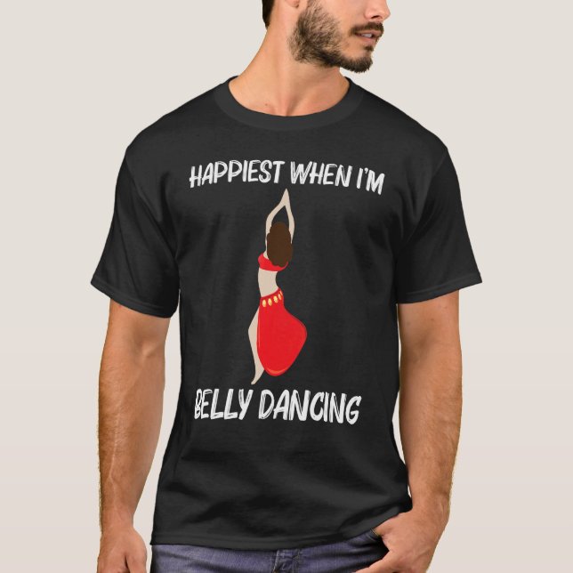 Coole Bauchertanz Frauen Shimmy Dancer Sensu T-Shirt (Vorderseite)