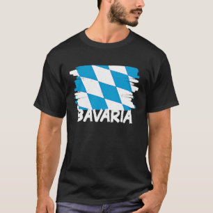 Coole Bayerische Fahne T-Shirt