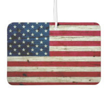 Coole beängstigende amerikanische Fahne Wood Rusti