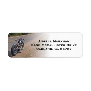 Coole, benutzerdefinierte Adressetiketten für Moto