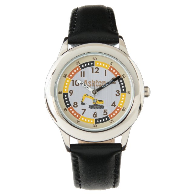 Coole, benutzerdefinierte Baggerwache Armbanduhr (Vorderseite)