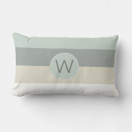 Coole Beruhigungsstreifen mit der Monogramm Lendenkissen