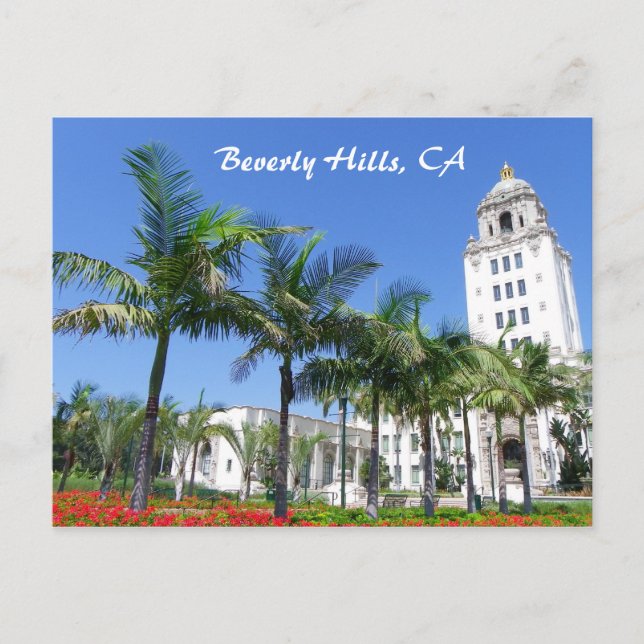 Coole Beverly Hills Postcard! Postkarte (Vorderseite)