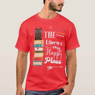 Coole Bibliothekskunst für Männer Buchwürmer Bibli T-Shirt