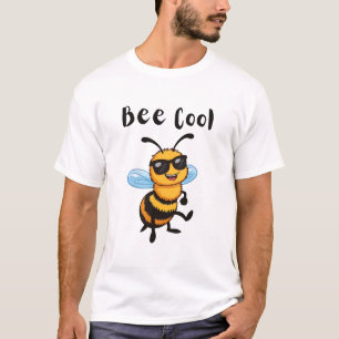 Coole Biene Sonnenbrille Lustiges Insekt T-Shirt