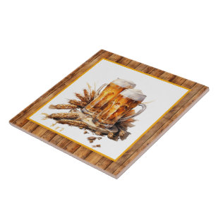 coole Bierliebhaber Zuhause Fliese