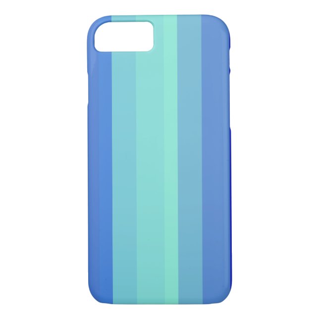 Coole Blaustreifen Case-Mate iPhone Hülle (Rückseite)