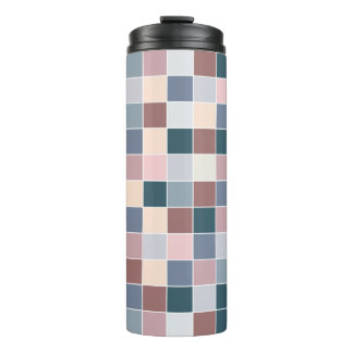 Coole Blöcke, elegante Farben Thermosbecher