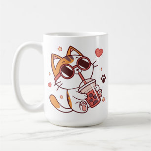 Coole Boba Tea Tasse - Niedlicher Kaffee & Tee Cup