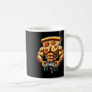 Coole Bodybuilding Gamer Pizza Präsent Kaffeetasse