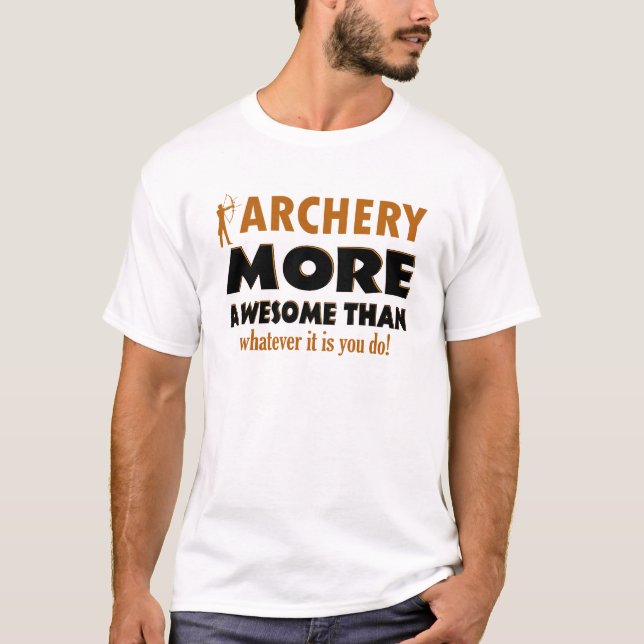 Coole Bogenschießenentwürfe T-Shirt (Vorderseite)