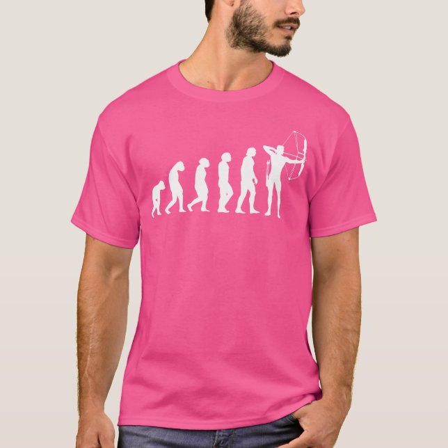 Coole Bogenschütze Evolution T-Shirt (Vorderseite)