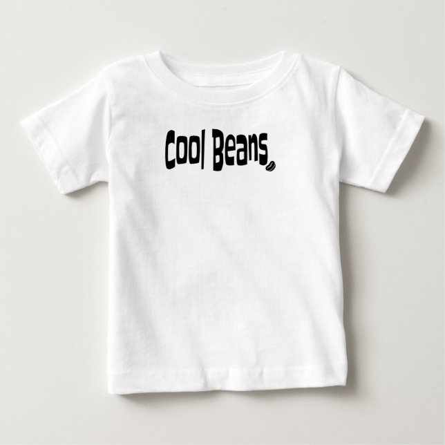 Coole Bohnen Baby T-shirt (Vorderseite)
