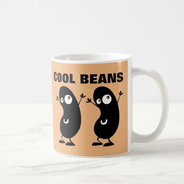 Coole Bohnen Funny Coffee Tasse (Rechts)