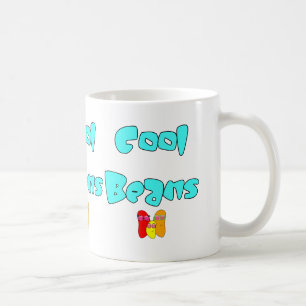 Coole Bohnen Kaffeetasse