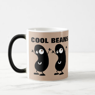 Coole Bohnen-lustige Kaffee-Tasse Verwandlungstasse