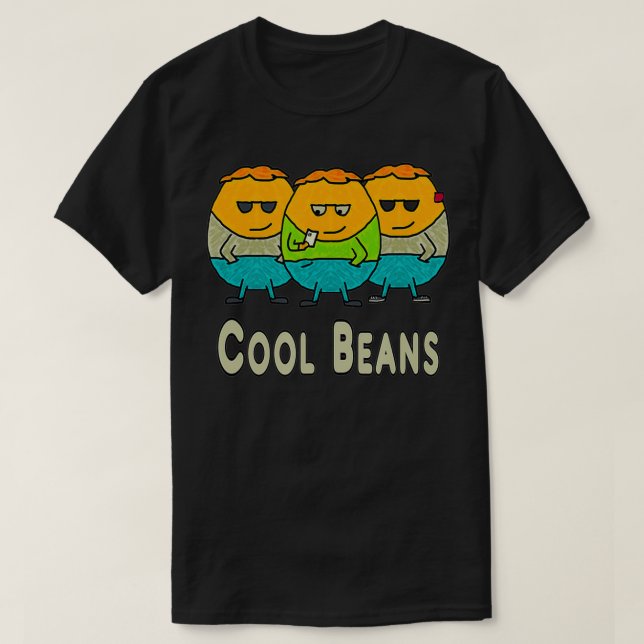Coole Bohnen T-Shirt (Design vorne)