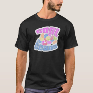 Coole Bohnen verblaßten T-Shirt