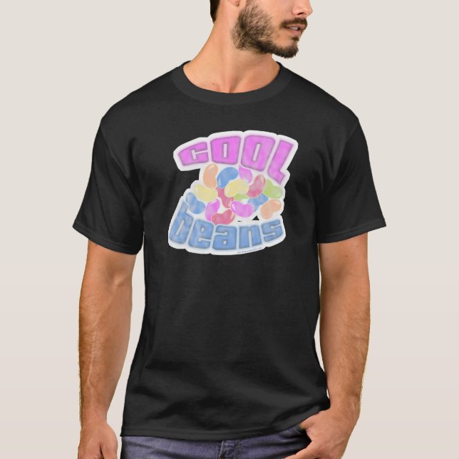 Coole Bohnen verblaßten T-Shirt (Vorderseite)