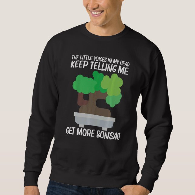 Coole Bonsai für Männer Frauen Pflanze Garten 2 Sweatshirt (Vorderseite)